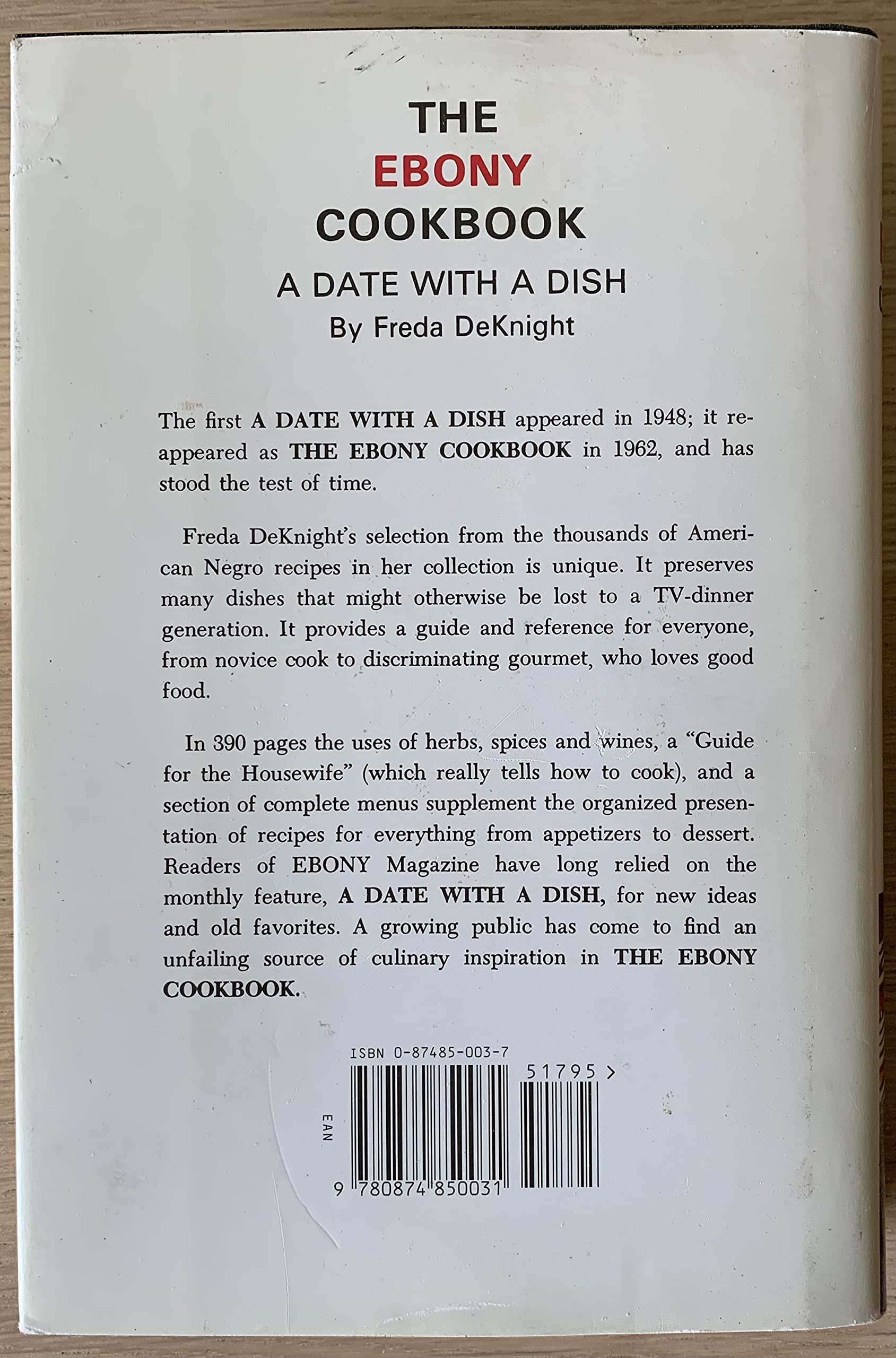 The Ebony Cookbook: A Date with a Dish