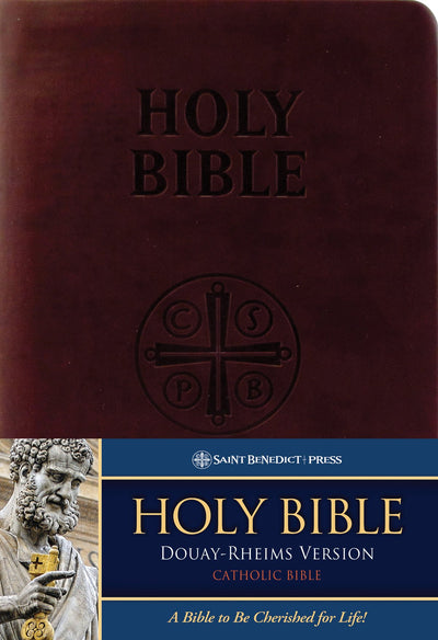 Douay-Rheims Bible (Burgundy Premium UltraSoft): Standard Print Size