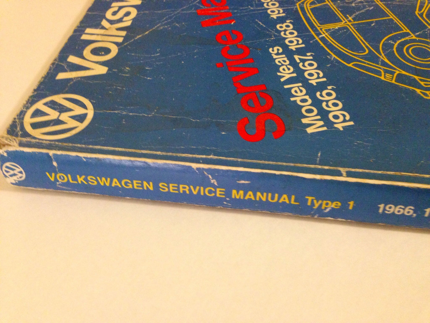 Volkswagen Beetle and Karmann Ghia Service Manual, Type 1: 1966, 1967, 1968, 1969 (Volkswagen Service Manuals)