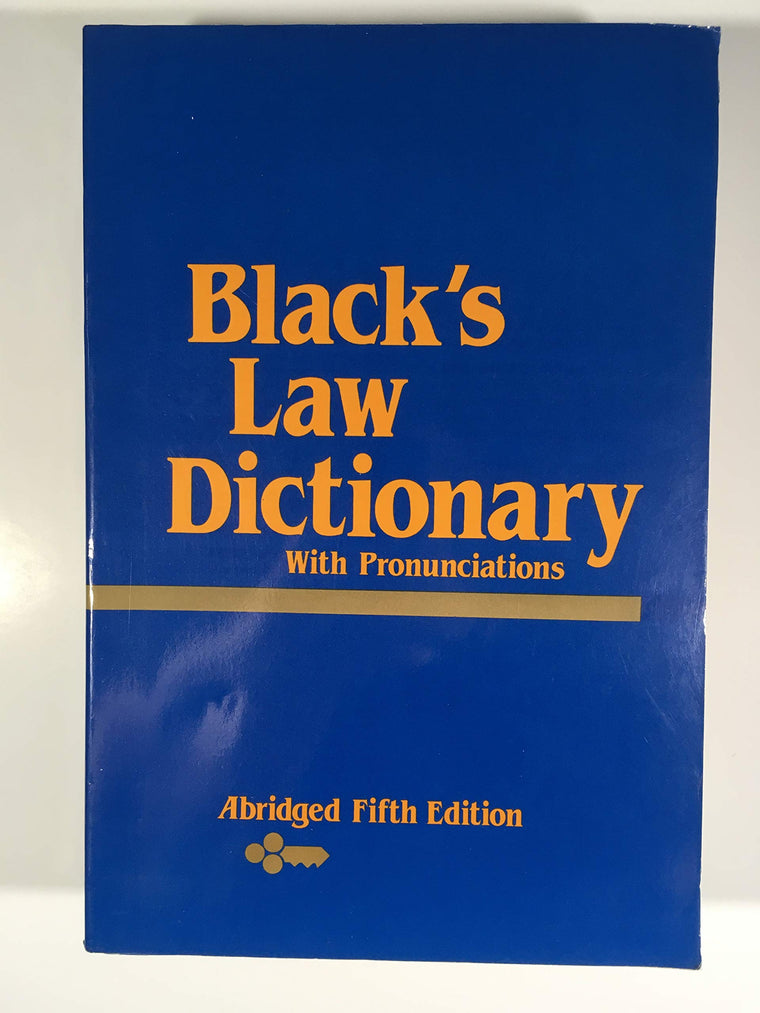 Blacks Law Dictionary: Abridged Fifth Edition