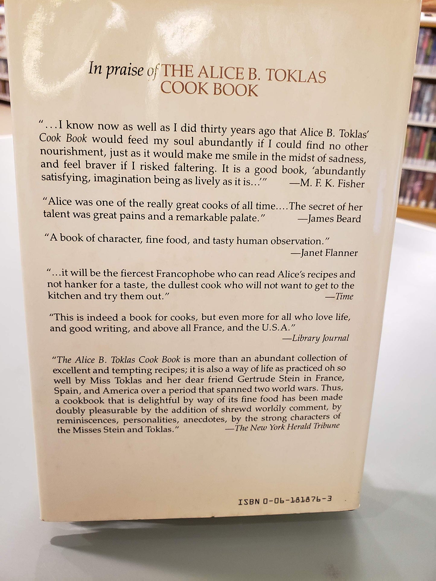 The Alice B. Toklas Cook Book by Alice B. Toklas