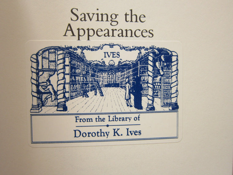 Saving the Appearances: A Study in Idolatry — back cover