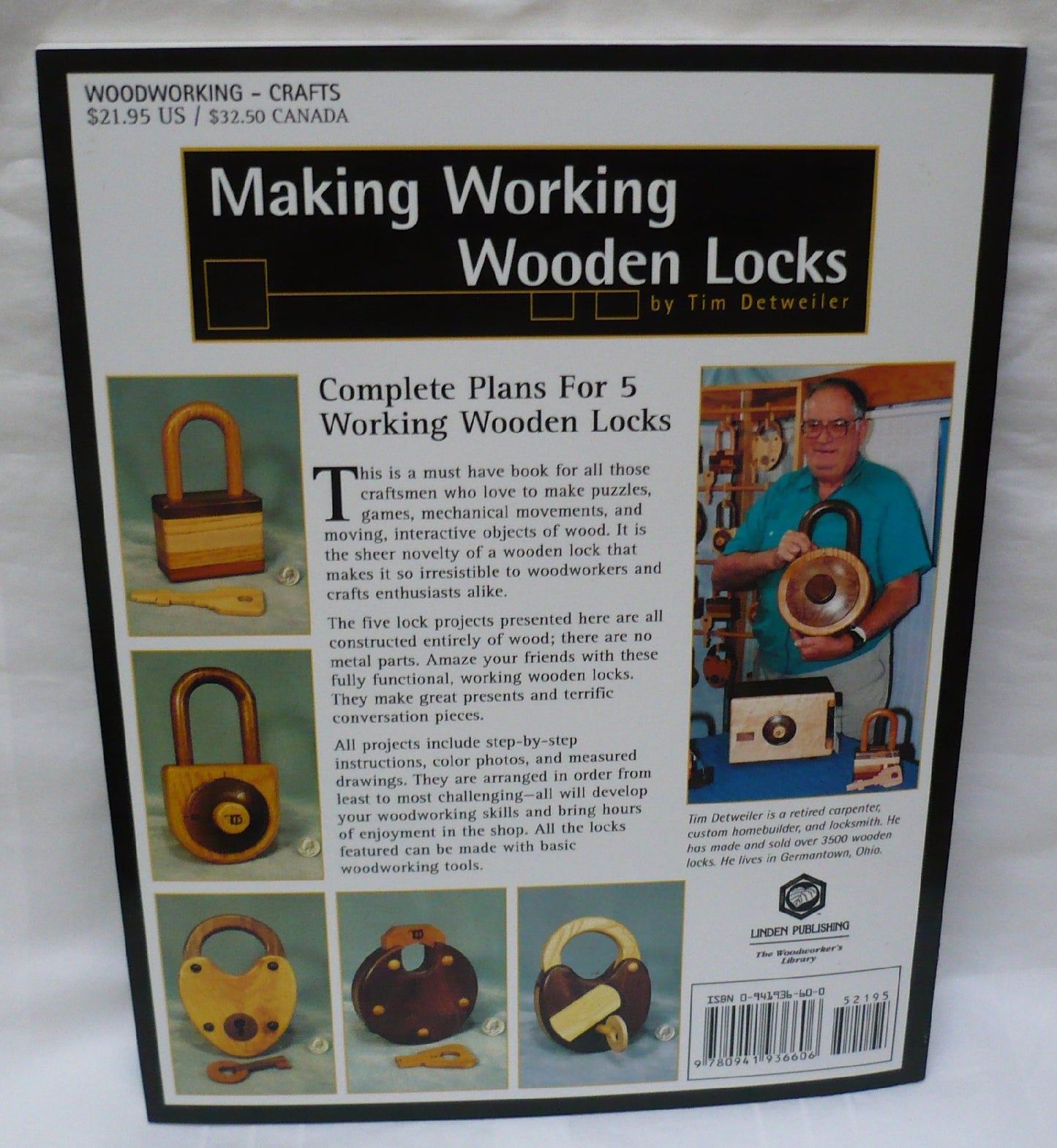 Making Working Wooden Locks (Woodworker's Library)