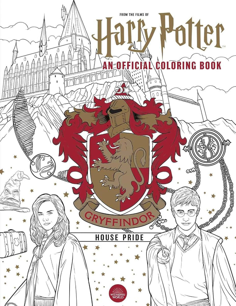Harry Potter: Gryffindor House Pride: The Official Coloring Book: (Gifts Books for Harry Potter Fans, Adult Coloring Books)
