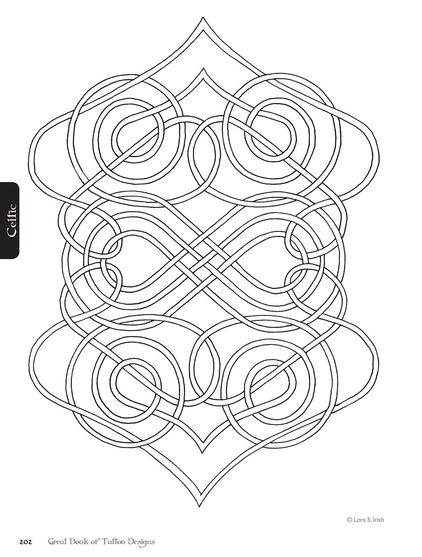 Great Book of Tattoo Designs, Revised Edition: More than 500 Body Art Designs (Fox Chapel Publishing) Fantasy, Celtic, Floral, Wildlife, and Symbol Designs for the Skin from the Legendary Lora Irish