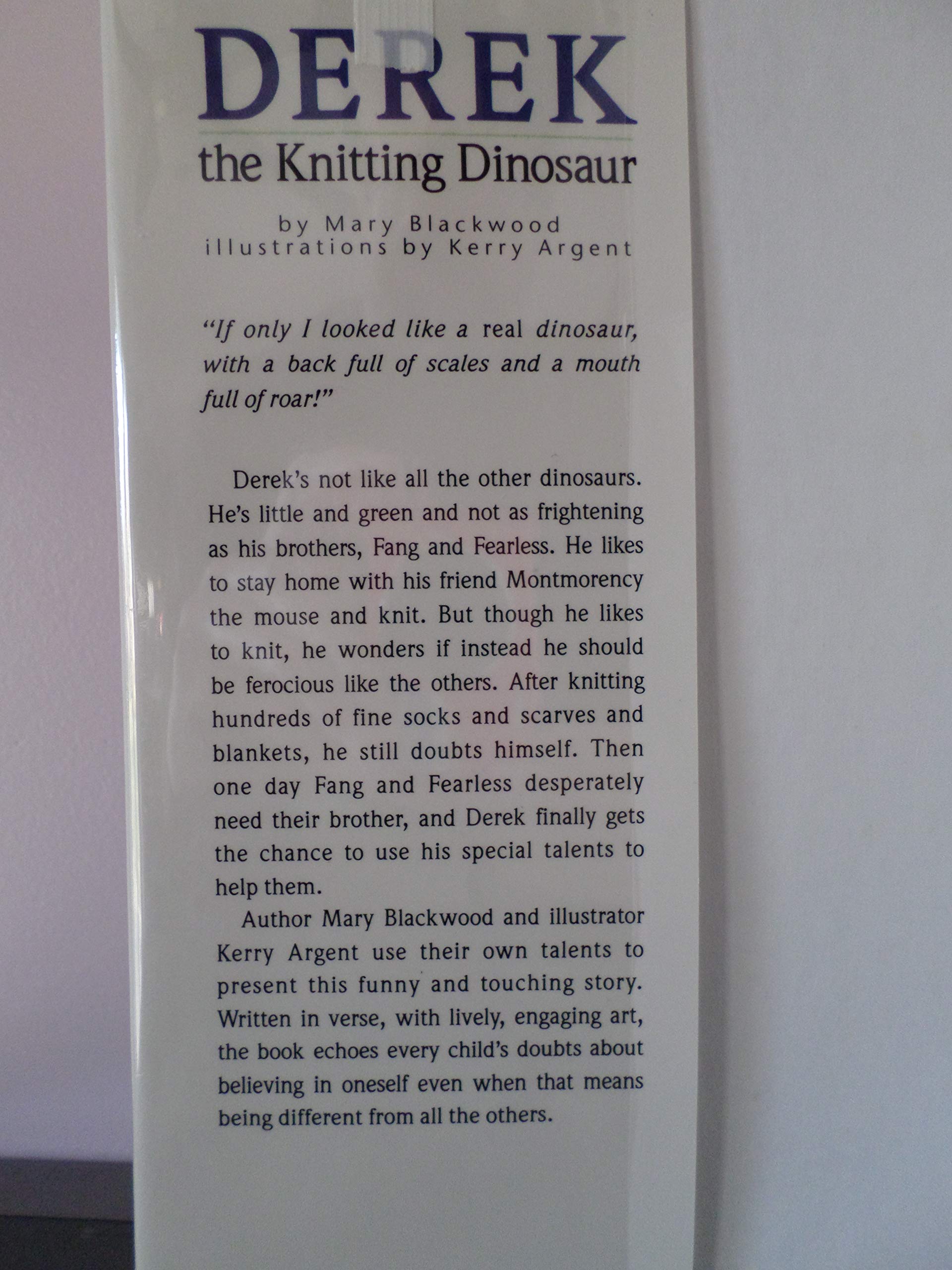 Derek: The Knitting Dinosaur