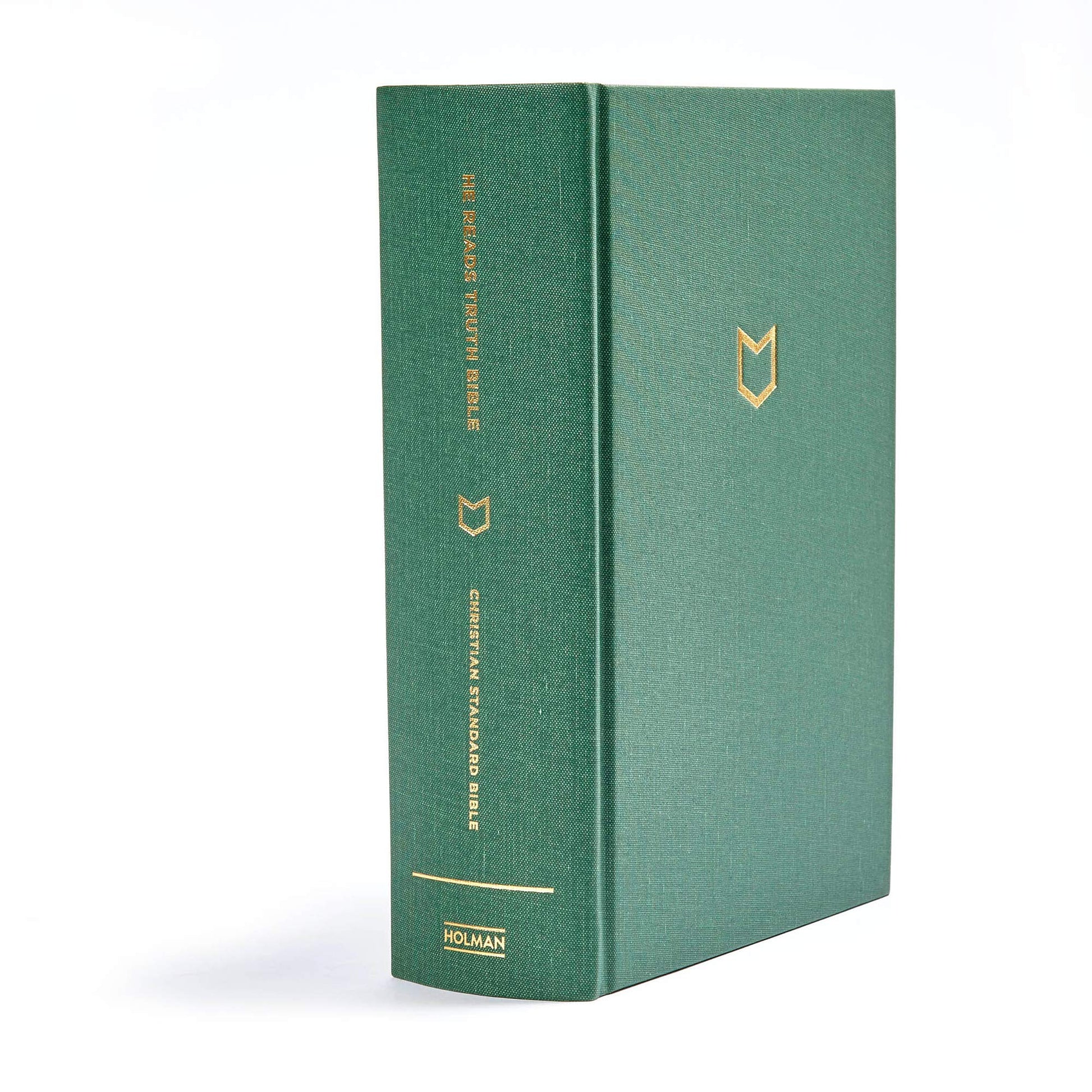 CSB He Reads Truth Bible, Evergreen Cloth Over Board, Indexed, Black Letter, Wide Margins, Journaling Space, Illustrations, Reading Plans, Single-Column, Easy-to-Read Bible Serif Type