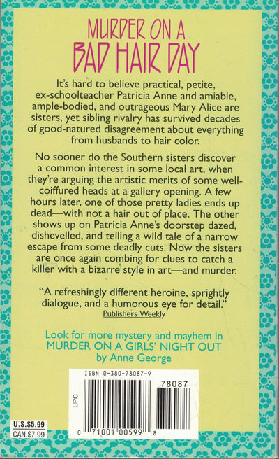 Murder on a Bad Hair Day: A Southern Sisters Mystery (Southern Sisters Mystery, 2)