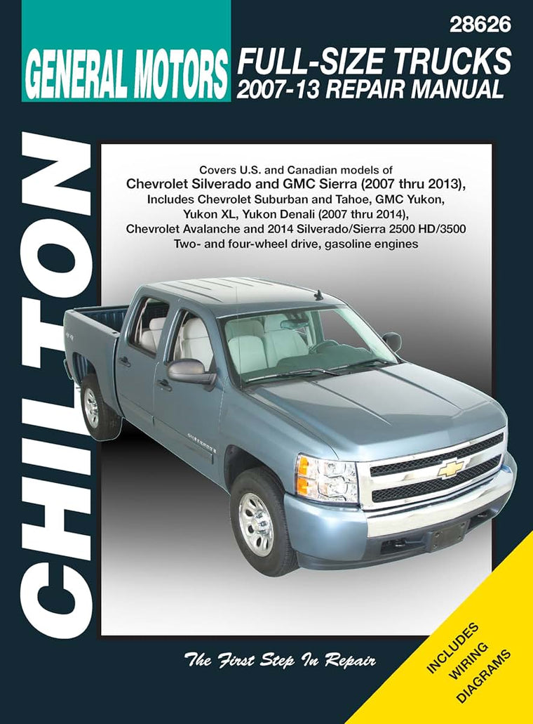 Chilton's General Motors Full-Size Trucks 2007-13 Repair Manual: Covers U.S. and Canadian Models of Chevrolet Silverado, GMC Sierra and Sierra Denali ... Avalanche Two and Four-Wheel Drive Versions
