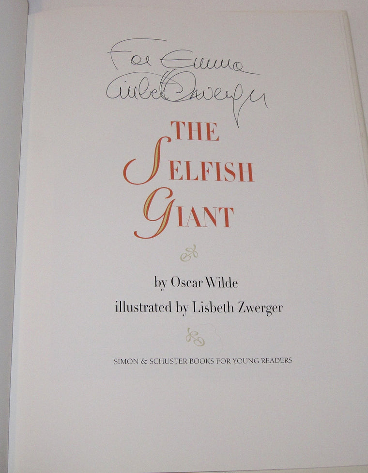 The Selfish Giant — back cover