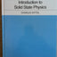 Introduction to Solid State Physics