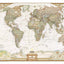 National Geographic World Wall Map - Executive - Laminated (46 x 30.5 in) (National Geographic Reference Map)