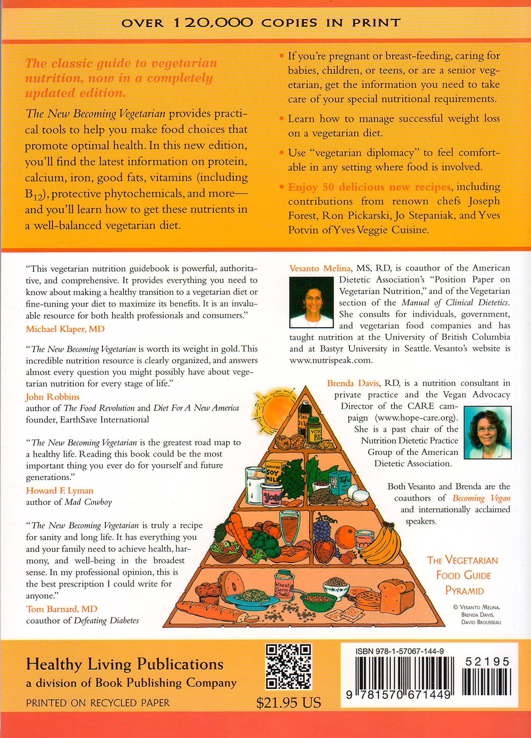 The New Becoming Vegetarian: The Essential Guide To A Healthy Vegetarian Diet