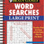 Brain Games - Word Searches - Large Print (Red)