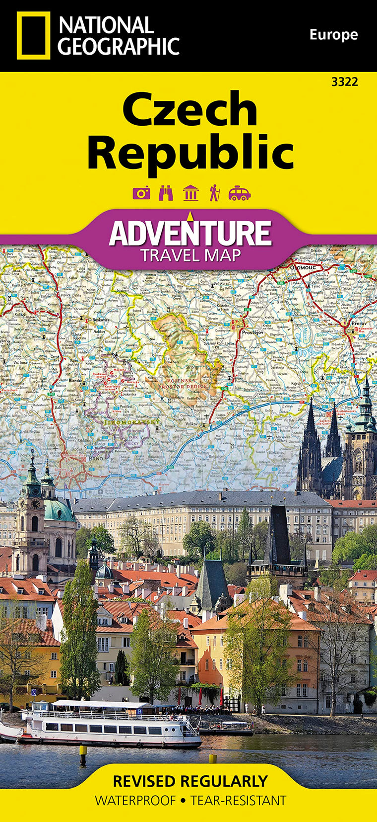 Czechia (Czech Republic) Map (National Geographic Adventure Map, 3322)