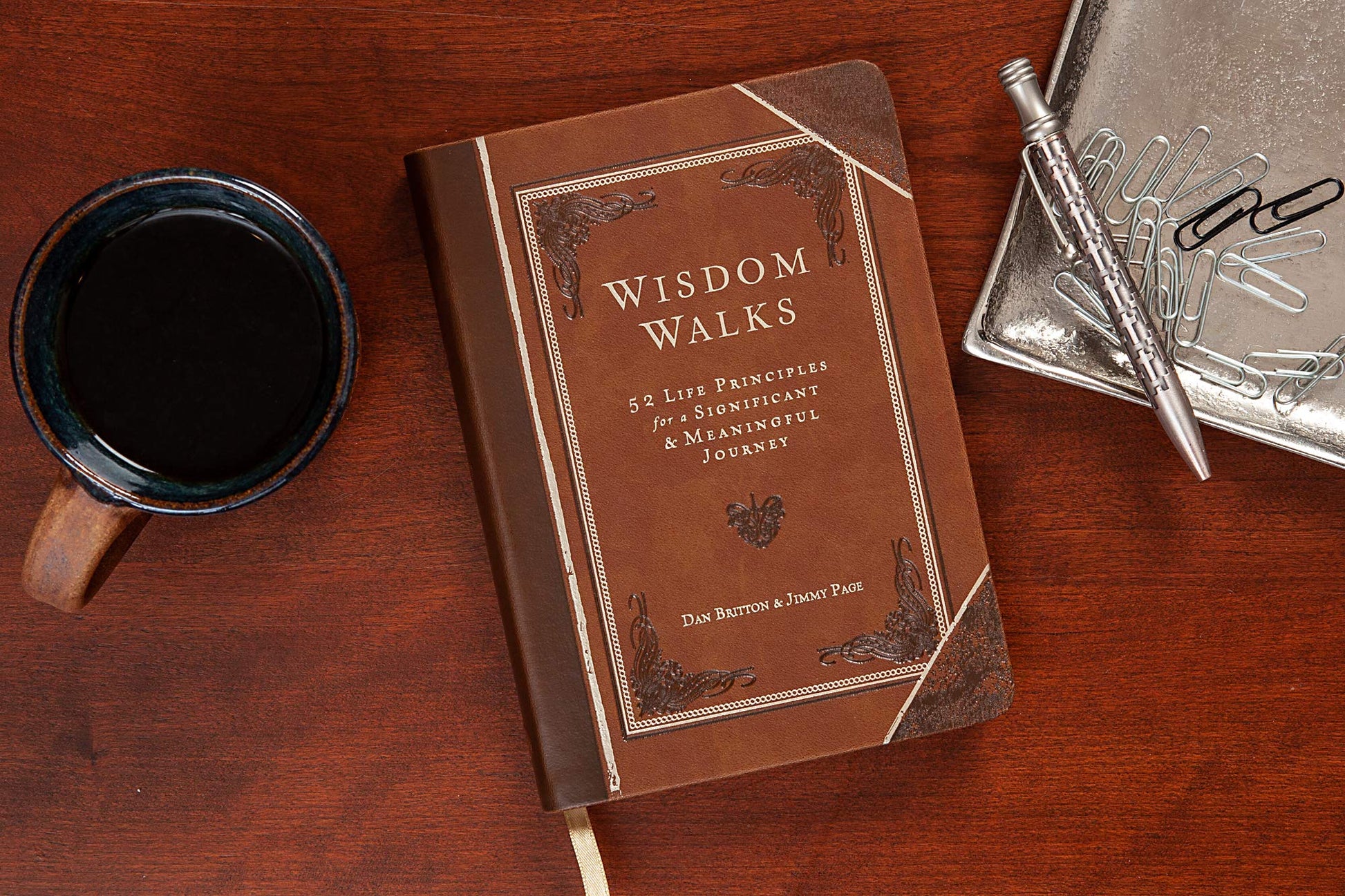 Wisdom Walks: 52 Life Principles for a Significant and Meaningful Journey (Faux Leather) - A Real-Life Guide for Walking Purposefully with God, Great ... Birthdays, Holidays, Graduations, and More