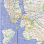 StreetSmart NYC Transit Map by VanDam-Laminated pocket size Transit map w/ subway, bus, ferry and train lines plus attractions in the Five Boros of ... Staten Island, 2024 Edition Map - Folded Map