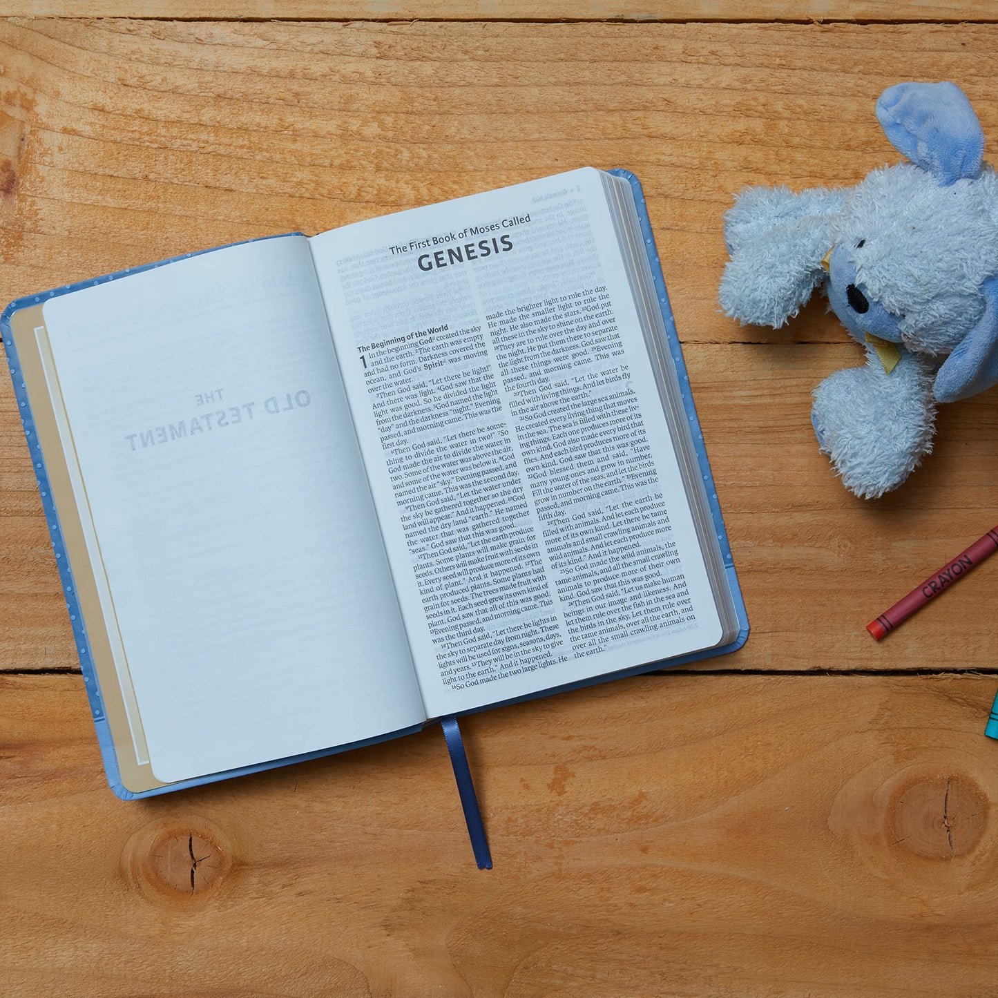 ICB, Precious Moments Bible, Leathersoft, Blue: International Children's Bible