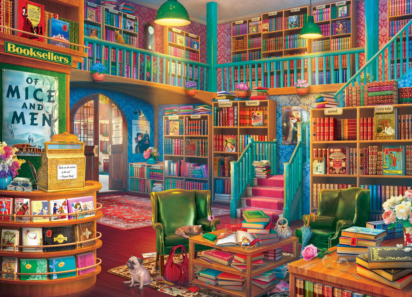 The Wonderful Bookshop 500-Piece Jigsaw Puzzle