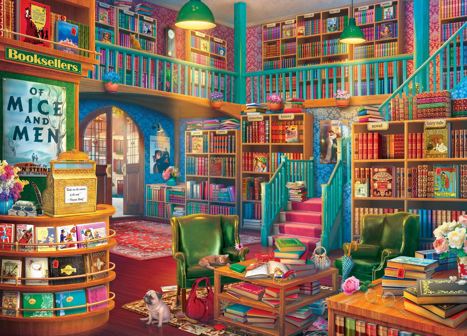 The Wonderful Bookshop 500-Piece Jigsaw Puzzle