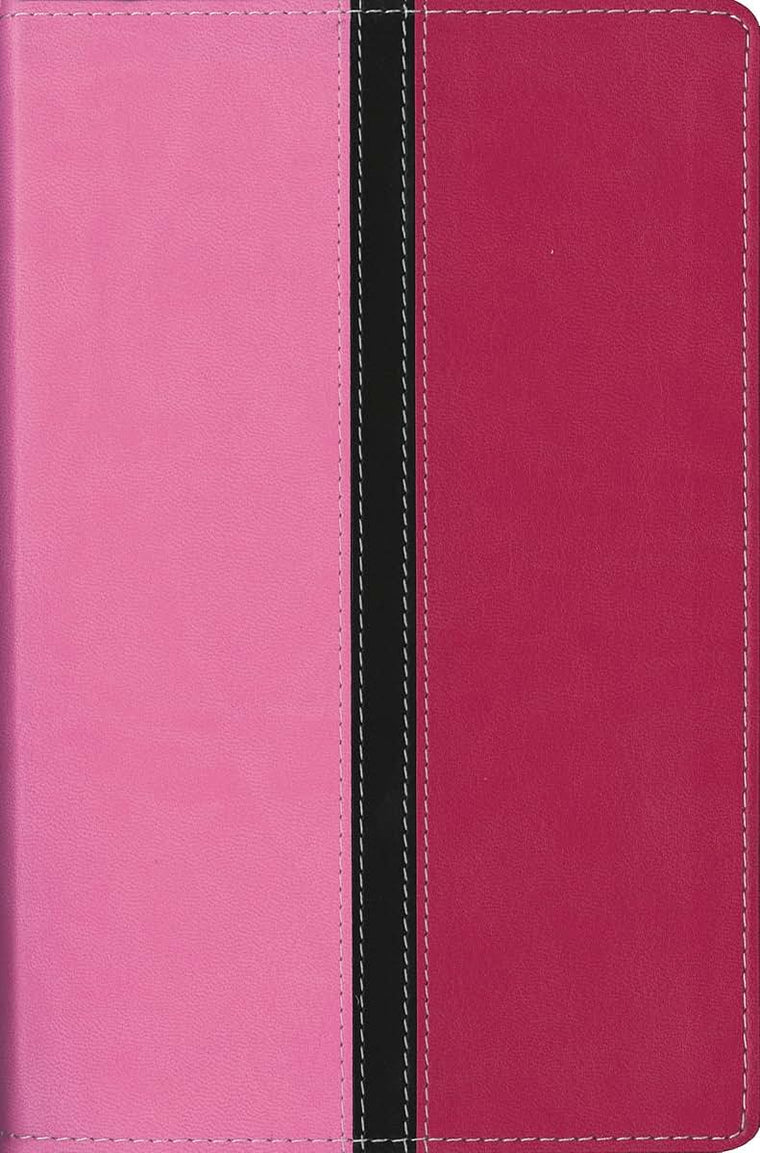 NIV, Busy Mom's Bible, Leathersoft, Pink, Red Letter Edition: Daily Inspiration Even If You Only Have One Minute