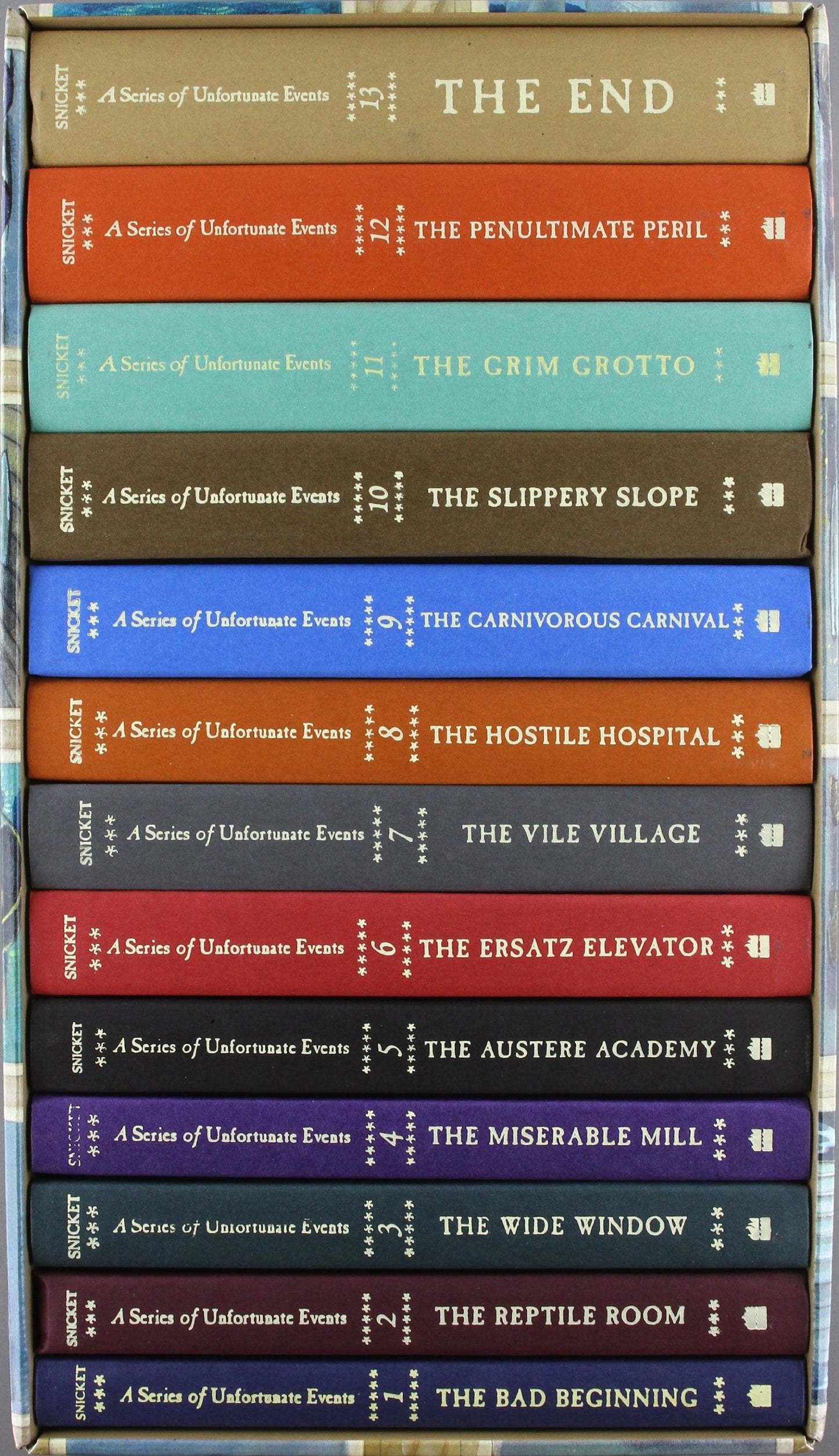 Series of Unfortunate Events Box Set by Lemony Snicket
