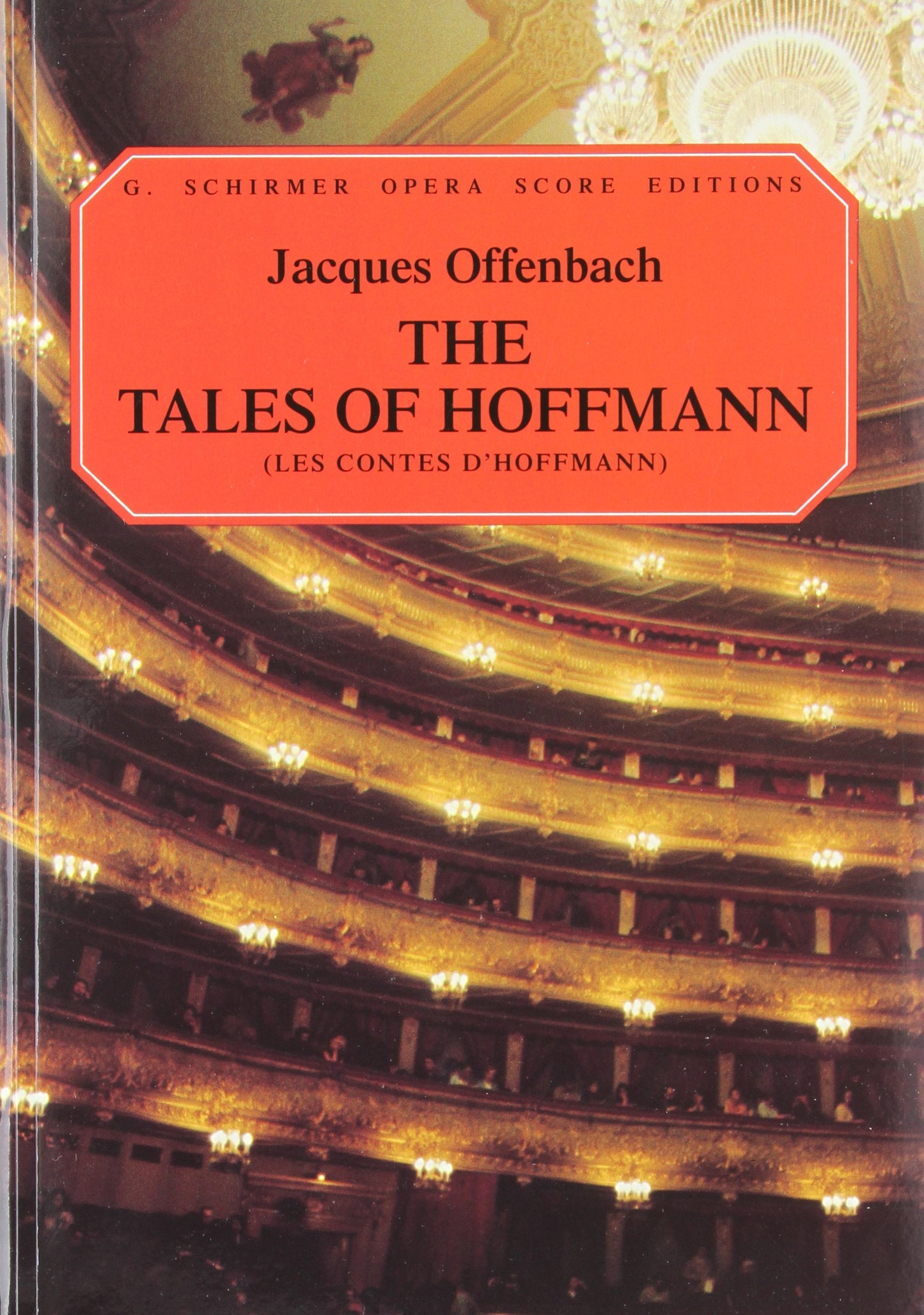 Tales Of Hoffman Vocal Score Paper French English Les Contes