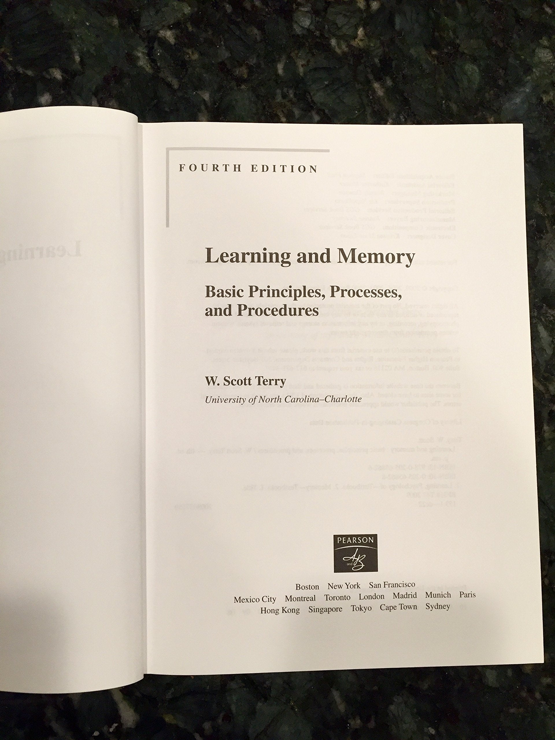Learning and Memory (4th Edition)