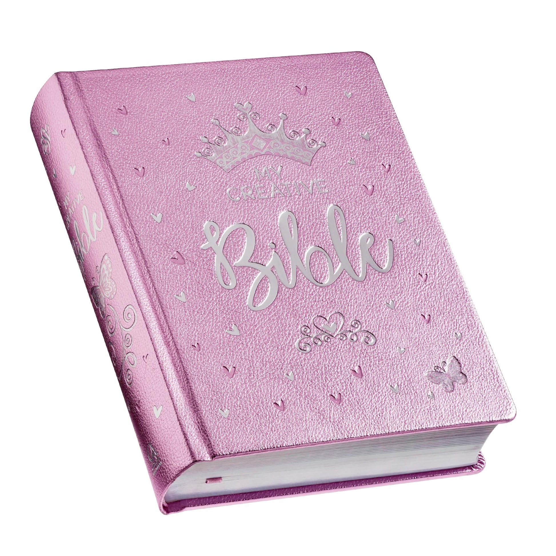 ESV Holy Bible, My Creative Bible For Girls, Faux Leather Hardcover w/Ribbon Marker, Illustrated Coloring, Journaling and Devotional Bible, English ... Metallic Pink (ESV Creative Editions Girls)