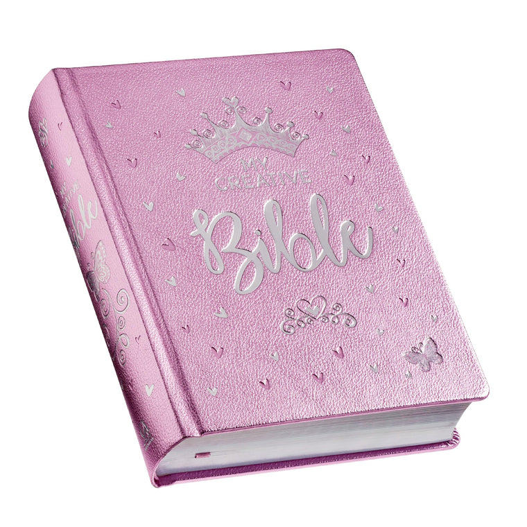 ESV Holy Bible, My Creative Bible For Girls, Faux Leather Hardcover w/Ribbon Marker, Illustrated Coloring, Journaling and Devotional Bible, English ... Metallic Pink (ESV Creative Editions Girls)