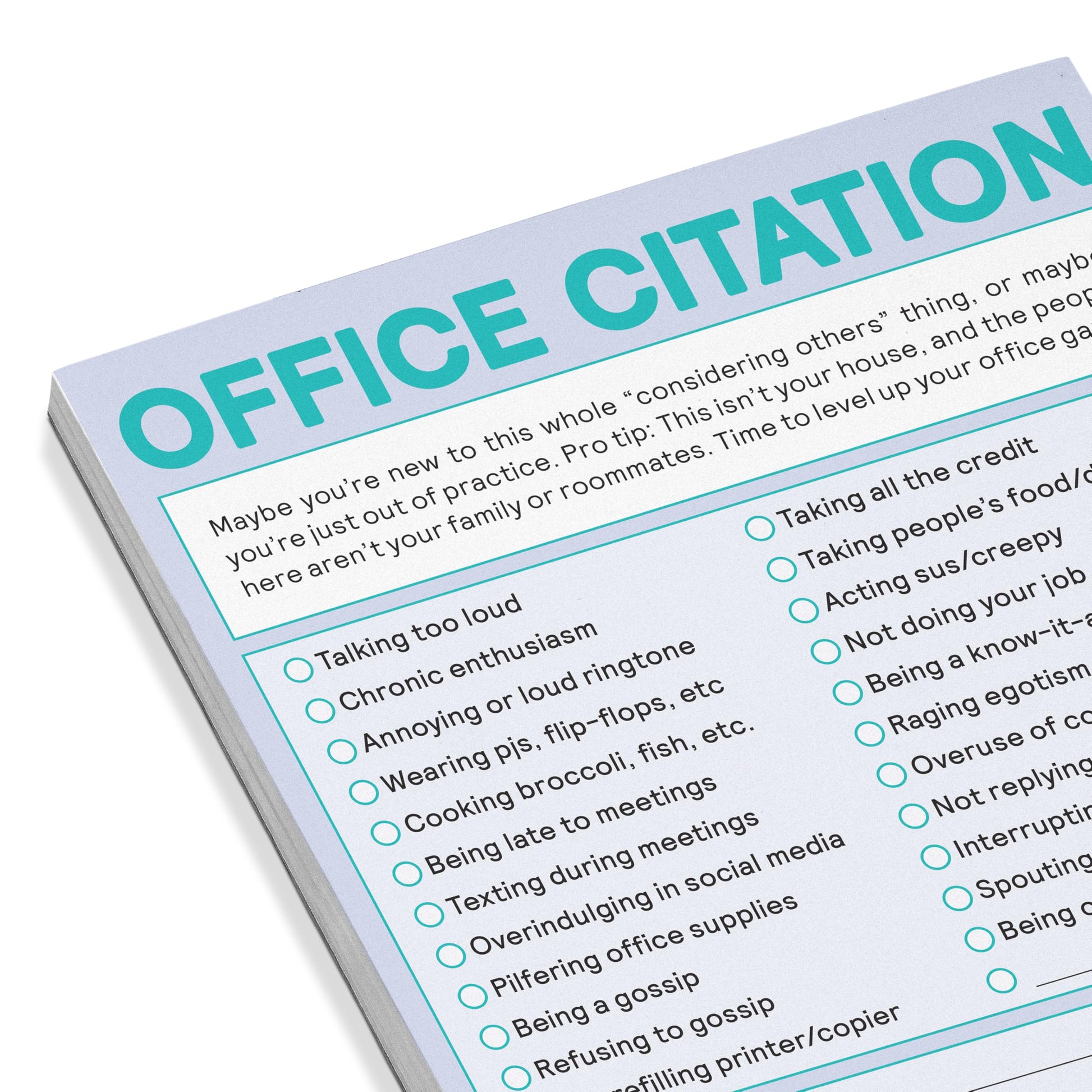 Knock Knock Office Citation Nifty Note (Second Edition) (Knock Knock Nifty Notes)