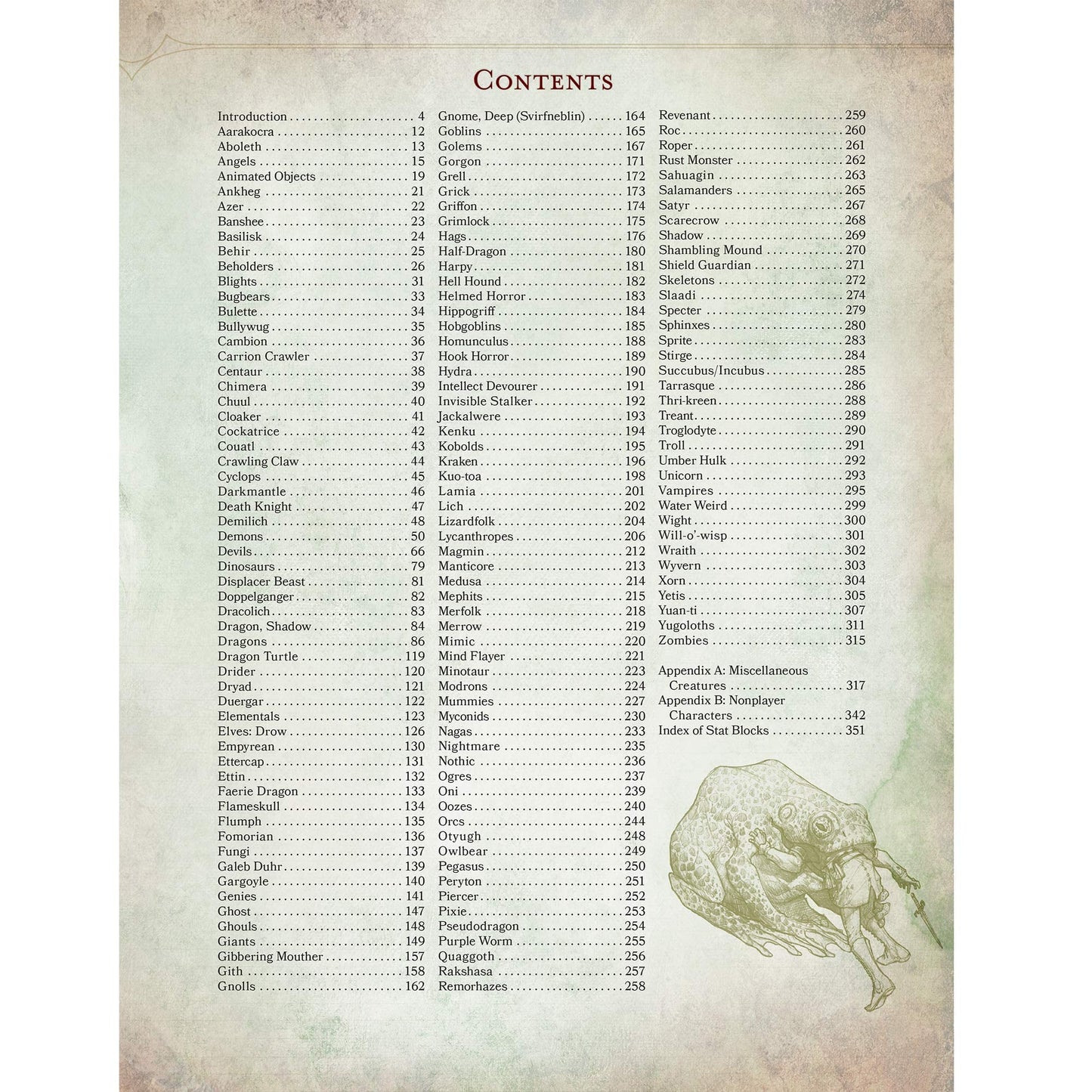 D&D 2014 Monster Manual (Dungeons & Dragons Core Rulebook)