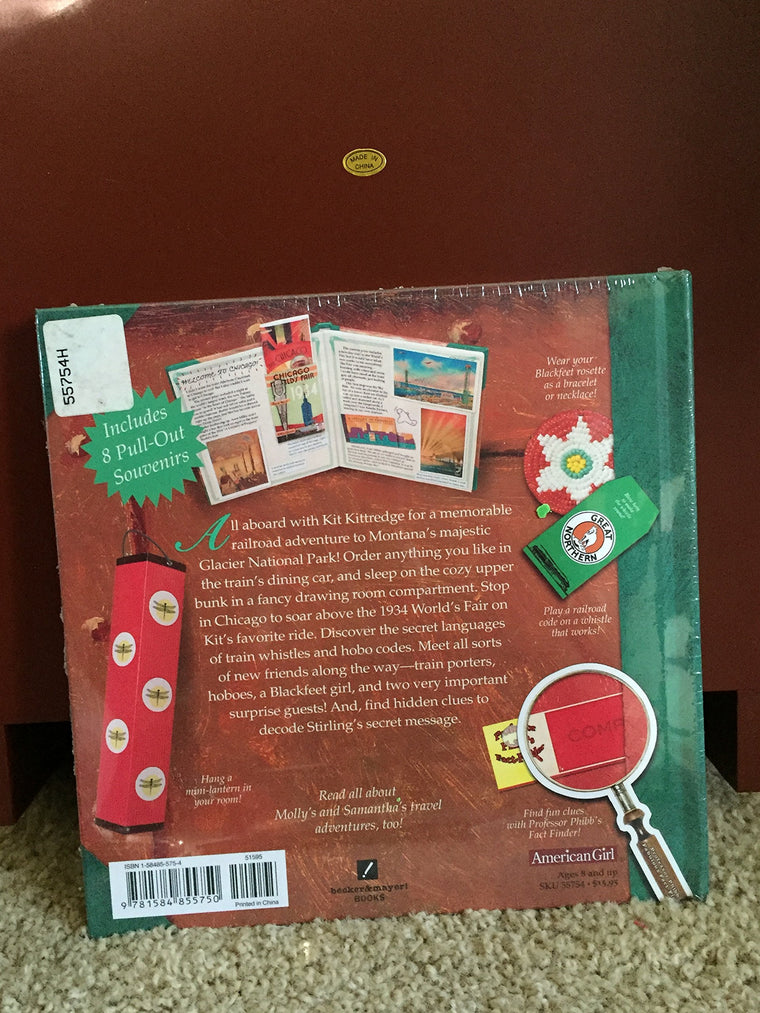 Kit's Railway Adventure (American Girl Collection) — back cover