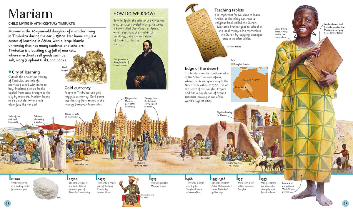 A Child Through Time: The Book of Children's History (DK Panorama)