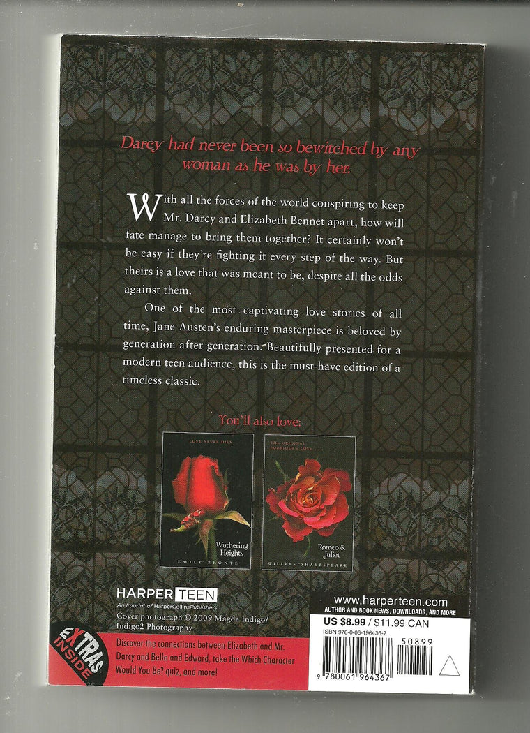 Pride and Prejudice (Teen Classics) — back cover