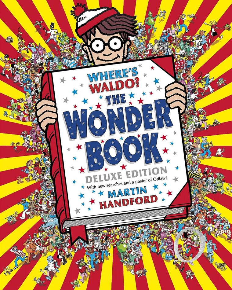 Where's Waldo? The Wonder Book: Deluxe Edition with New Searches and Collectible Poster (A Hidden Object Activity Book with Search & Find Puzzles and Spot-the-Difference Game)