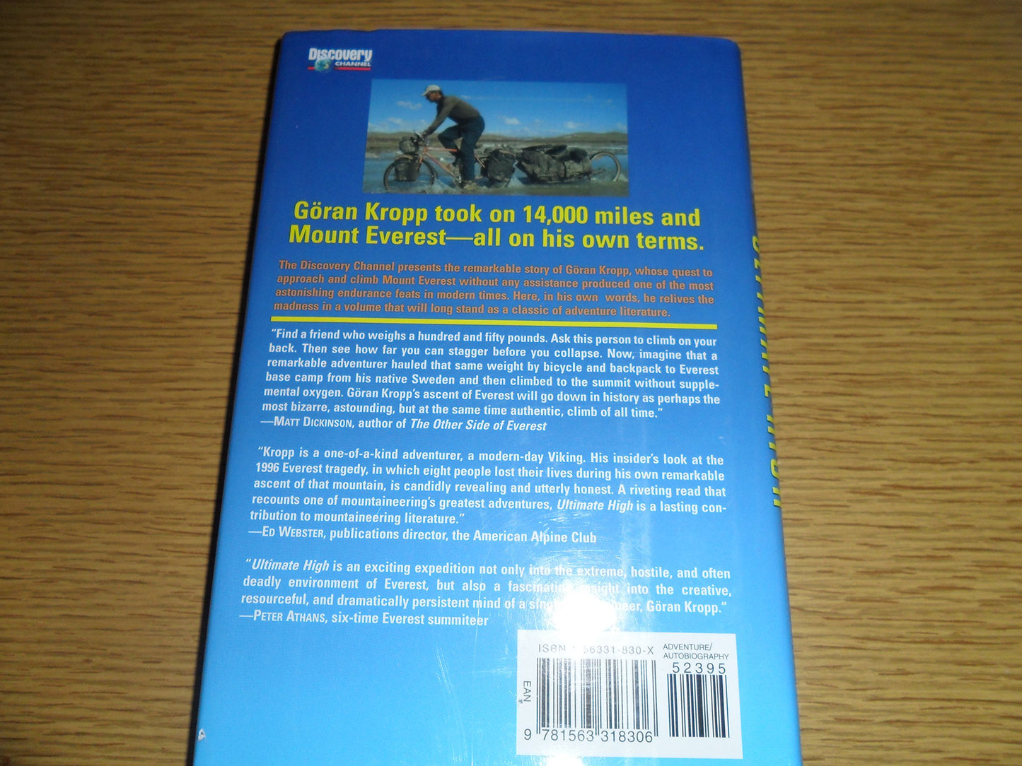 Ultimate High: My Everest Odyssey by Goran Kropp