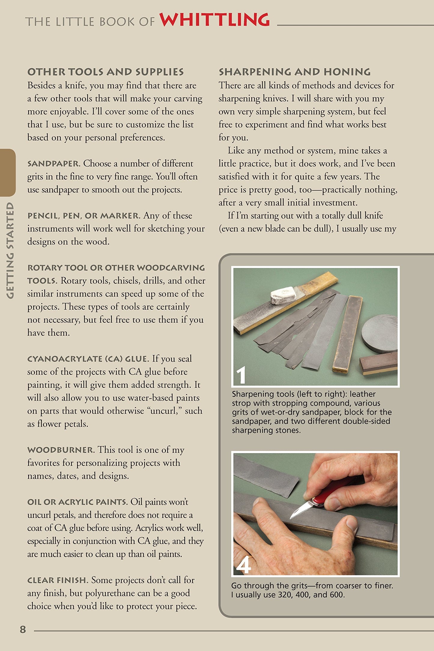 The Little Book of Whittling: Passing Time on the Trail, on the Porch, and Under the Stars (Woodcarving Illustrated Books) (Fox Chapel Publishing) Instructions for 18 Down-Home Style Projects