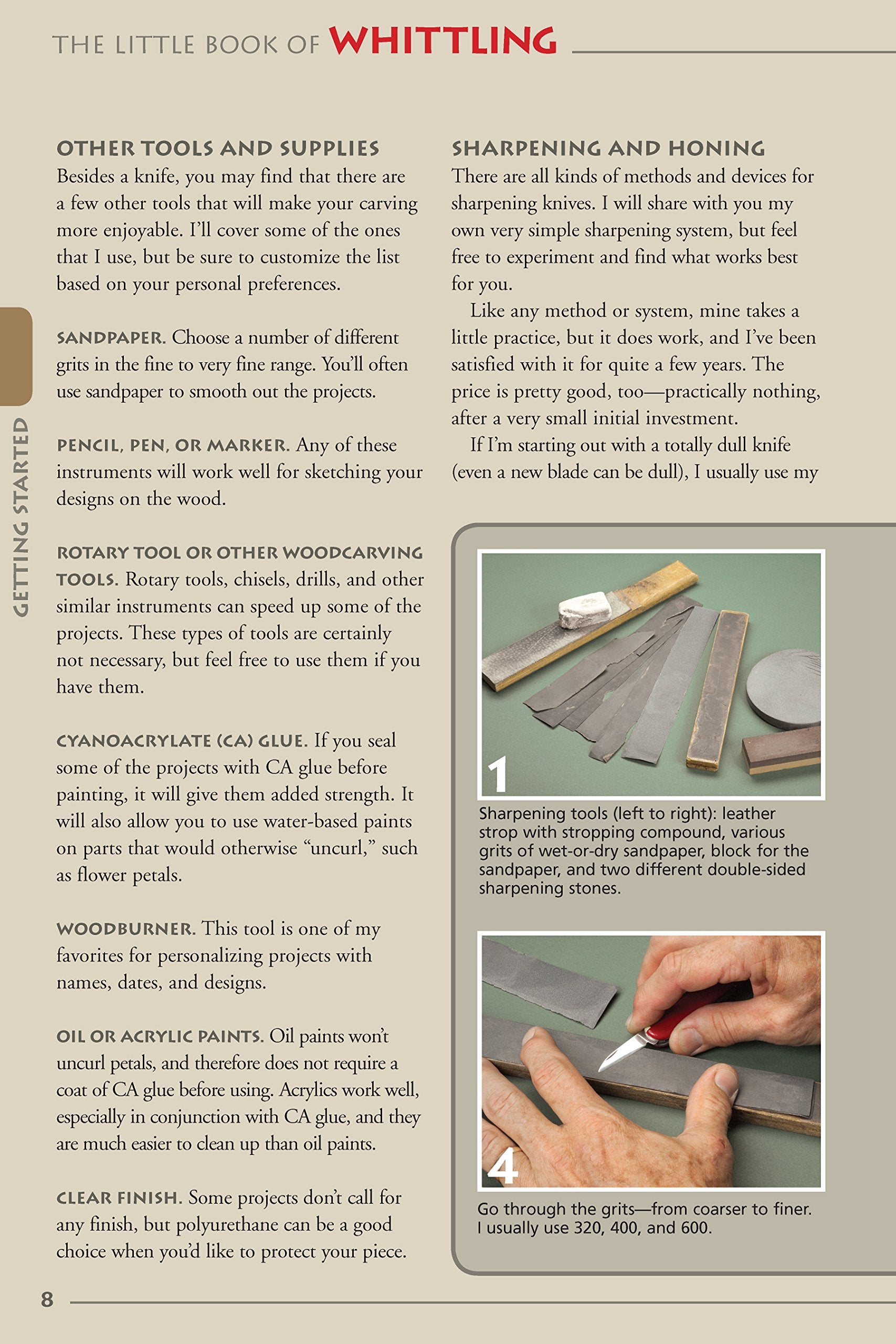 The Little Book of Whittling: Passing Time on the Trail, on the Porch, and Under the Stars (Woodcarving Illustrated Books) (Fox Chapel Publishing) Instructions for 18 Down-Home Style Projects