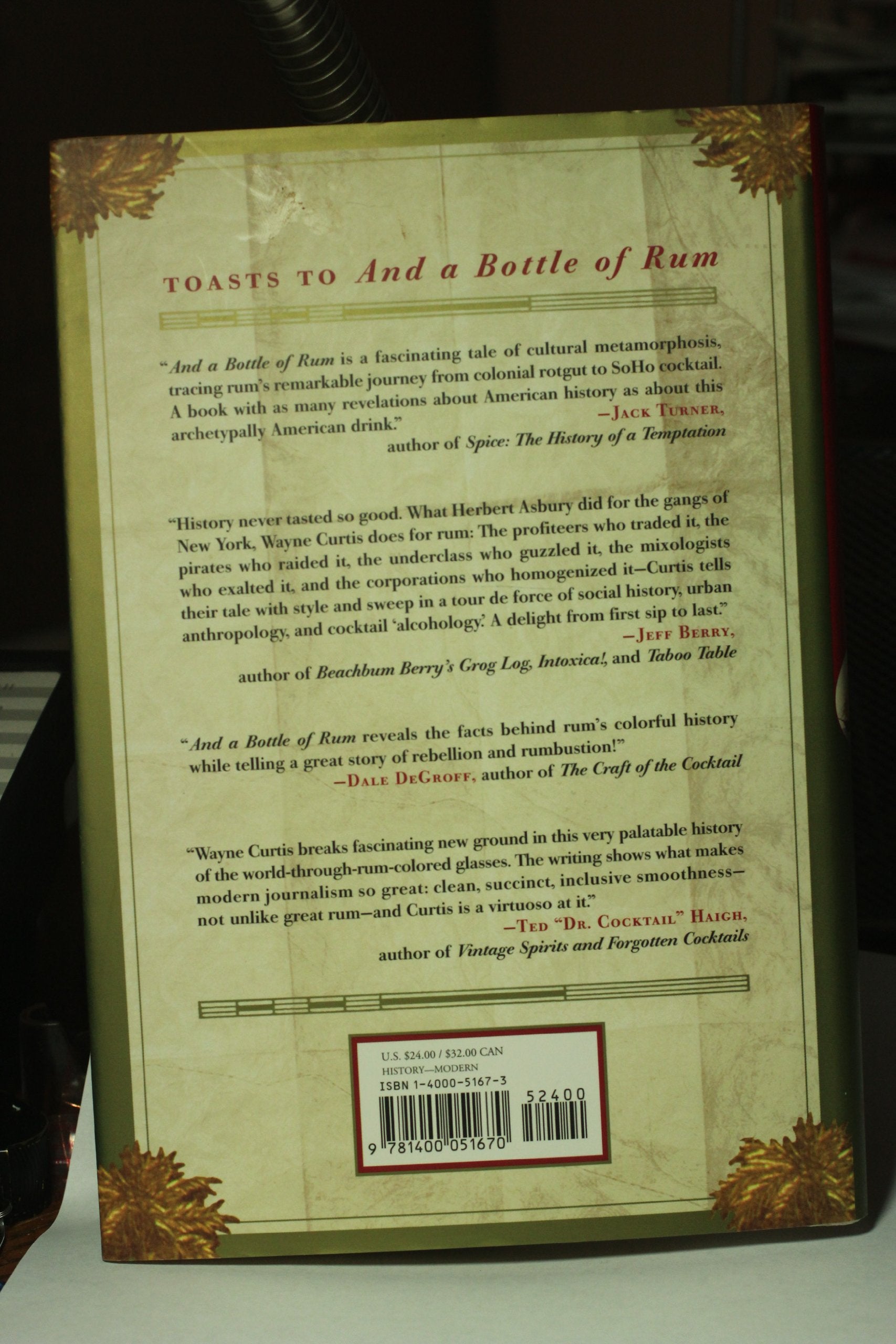 And a Bottle of Rum: A History of the New World in Ten Cocktails