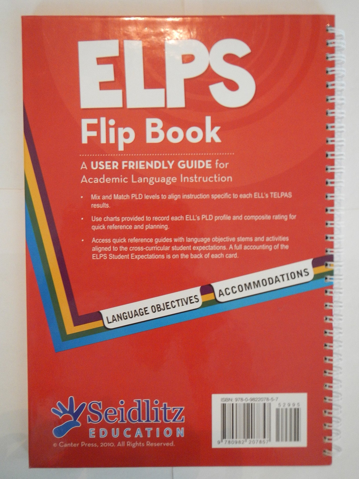 ELPS Flip Book: A User Friendly Guide for Academic Language Instruction
