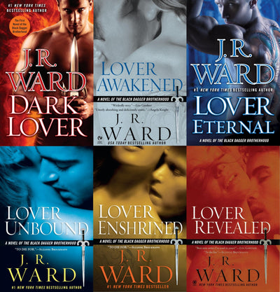Black Dagger Brotherhood, boxed set: Dark Lover, Lover Eternal, Lover Awakened, Lover Unbound, Lover Revealed, Lover Enshrined