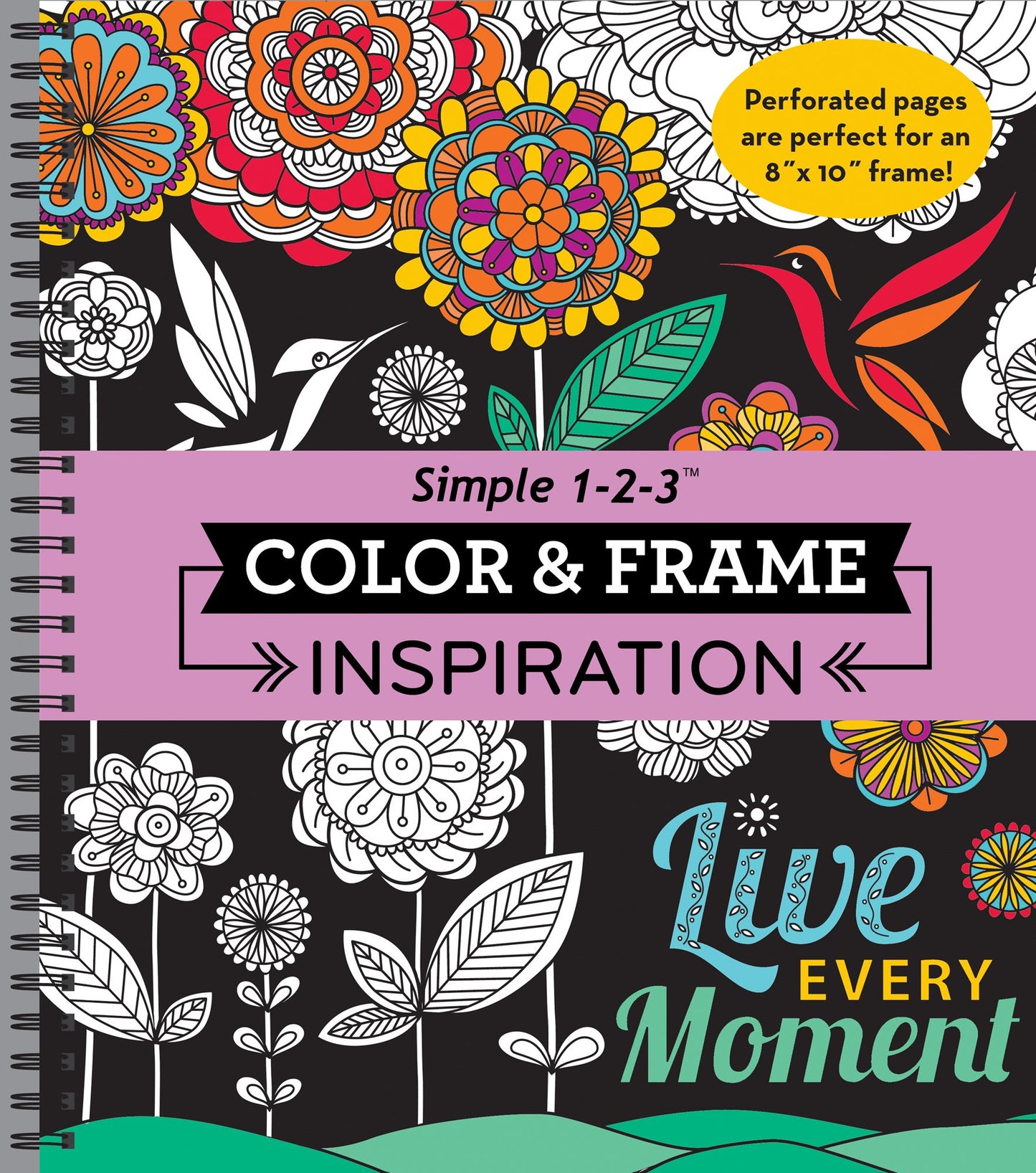 Color & Frame - Inspiration (Adult Coloring Book) by New Sea