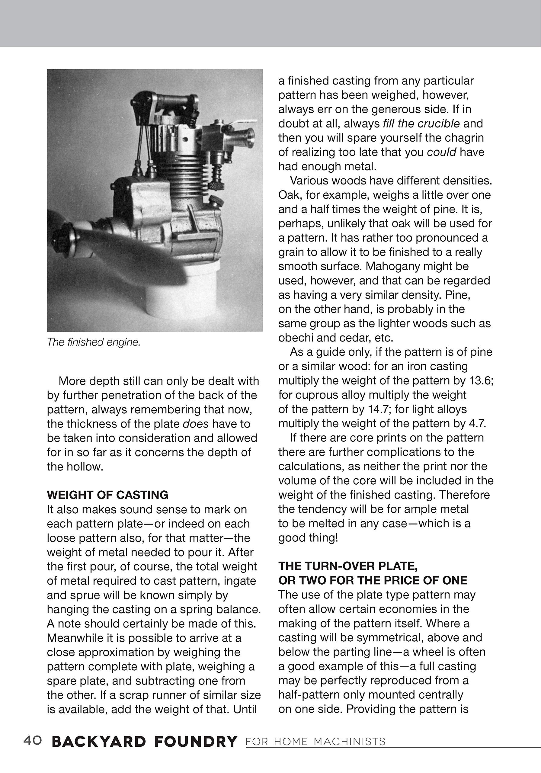 Backyard Foundry for Home Machinists (Fox Chapel Publishing) Metal Casting in a Sand Mold for the Home Metalworker; Information on Materials & Equipment, Pattern-Making, Molding & Core-Boxes, and More