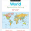 Rand McNally Signature Edition World Wall Map: Folded
