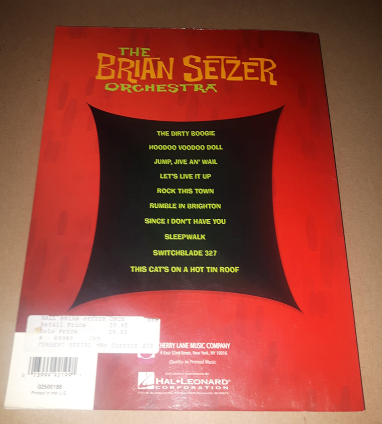 The Brian Setzer Orchestra — back cover