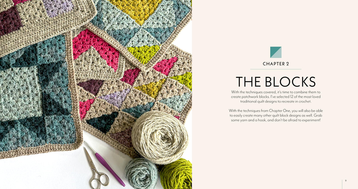 Patchwork Granny Square Blankets: Learn to Crochet Quilt-Ins