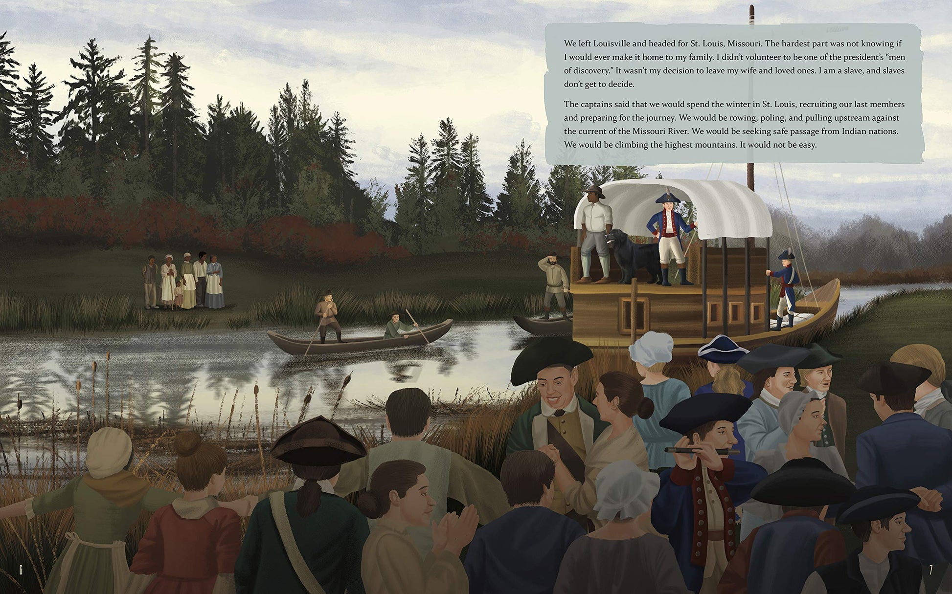 The Journey of York: The Unsung Hero of the Lewis and Clark Expedition (Encounter: Narrative Nonfiction Picture Books with 4D)