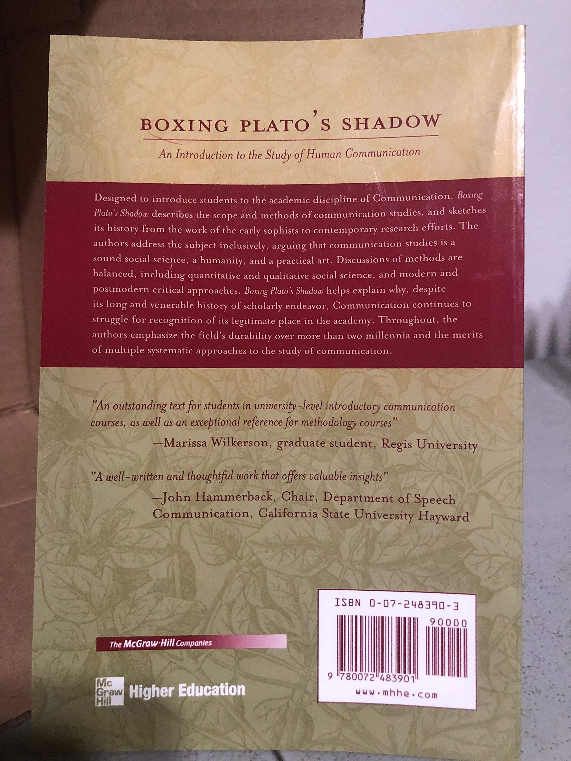 Boxing Plato's Shadow: An Introduction to the Study of Human Communication (New Edition)
