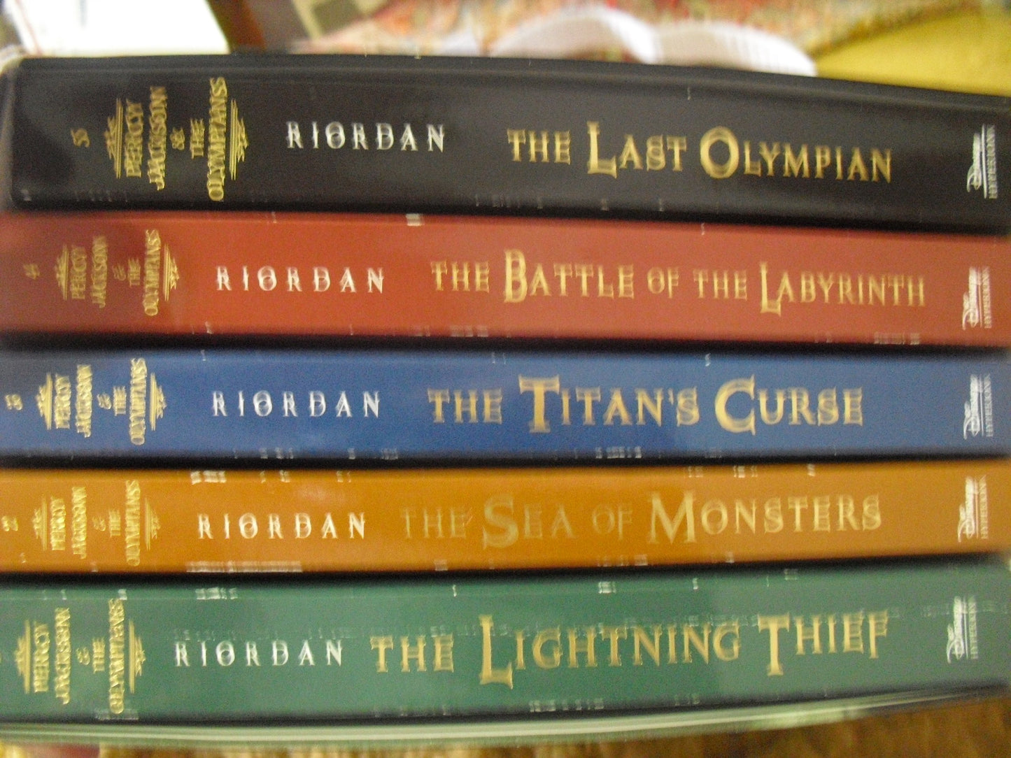 Percy Jackson Paperback 5-Book Boxed Set (The Olympians)